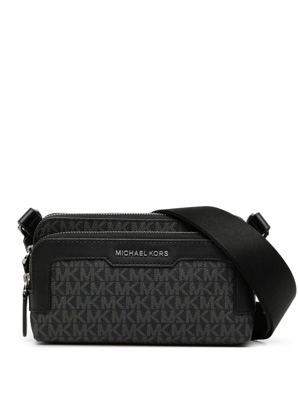 Michael Kors Hudson logo messengerbag - Nero