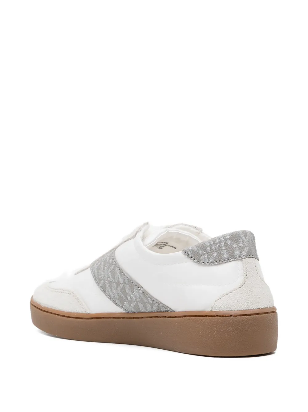 Michael Kors Kaycee gestreepte sneakers Wit