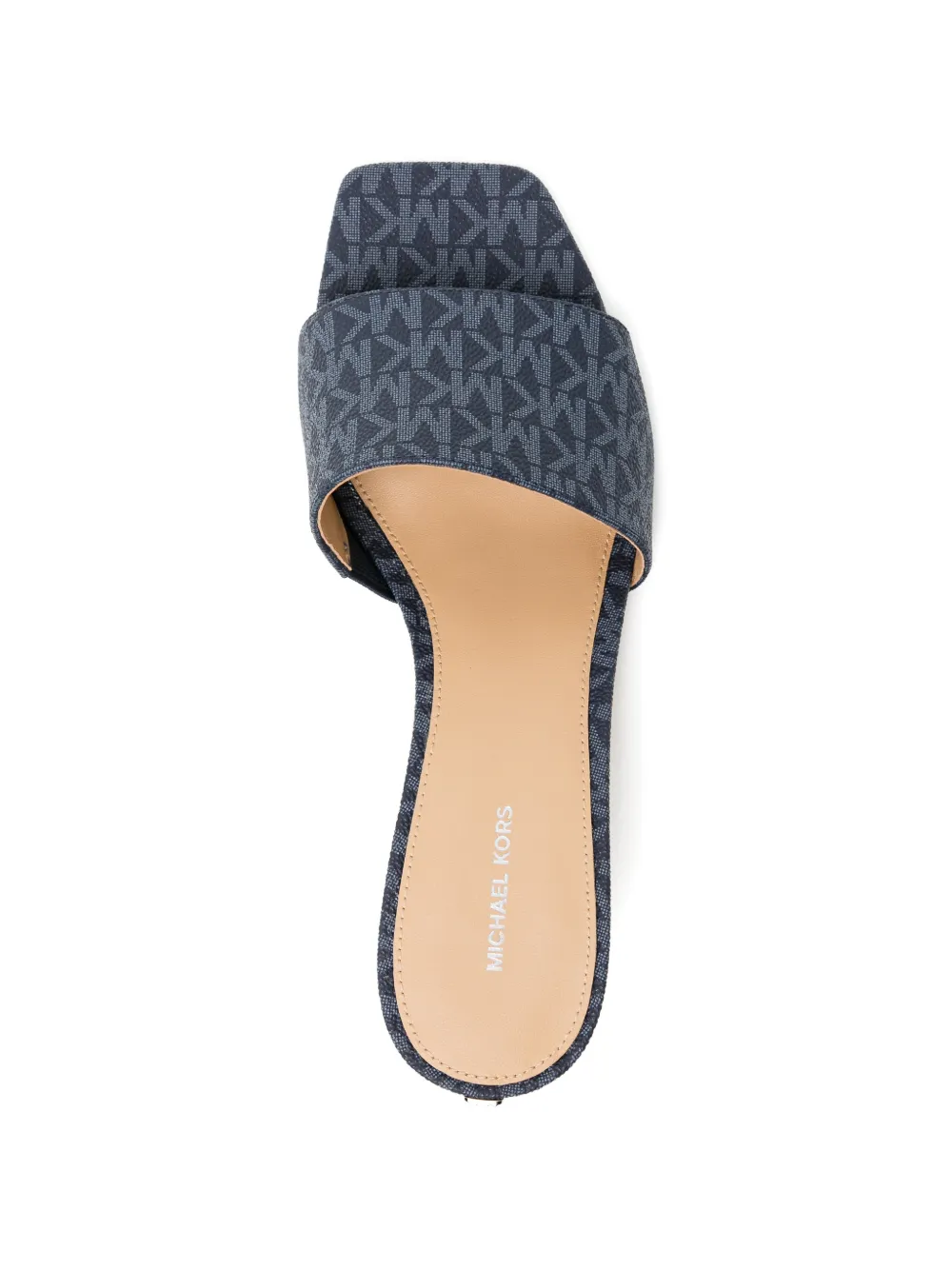 Michael Kors Merriam Kitten Heel Sandal Blauw