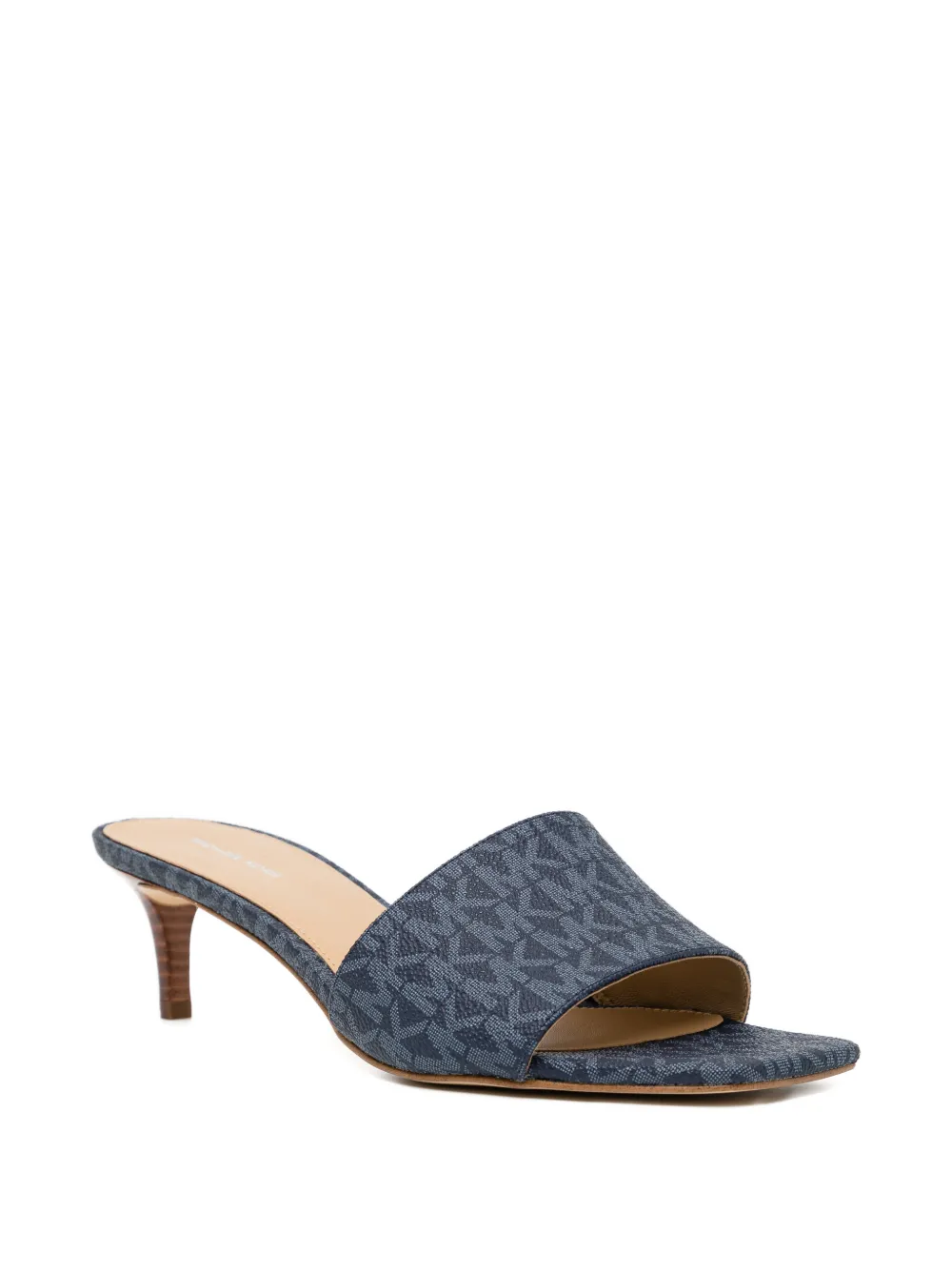Michael Kors Merriam Kitten Heel Sandal Blauw
