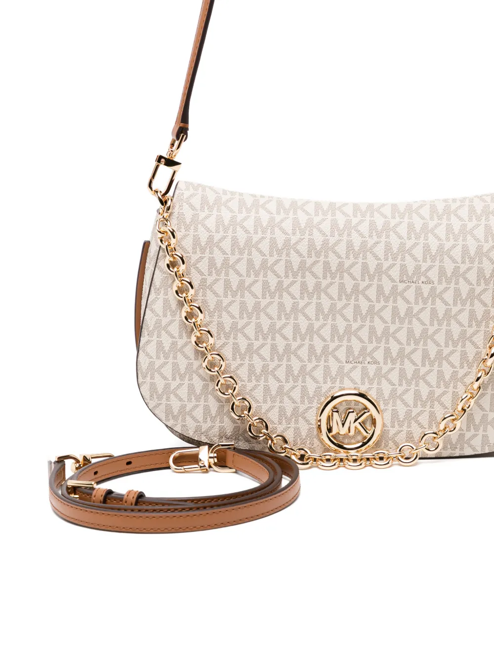 Michael Kors Nolita schoudertas Beige