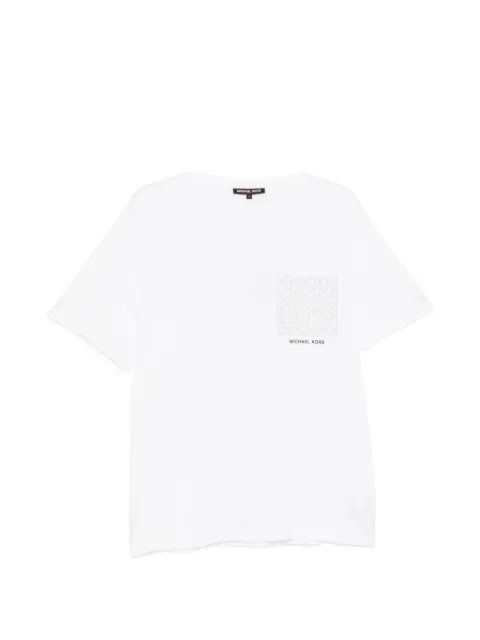 Michael Kors playera con monograma del logo