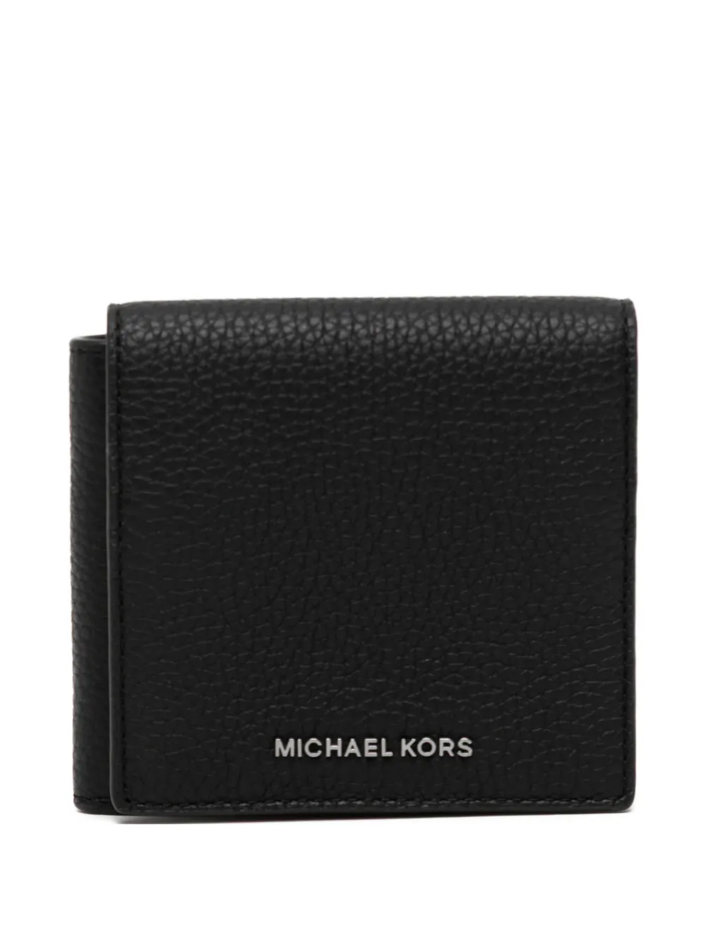 Michael Kors Hudson pebbled wallet - Nero