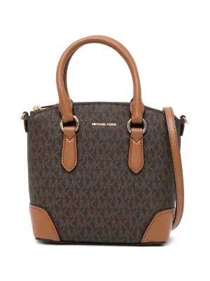 MICHAEL KORS ロゴトートバッグ ブラウン Michael Michael Kors ロゴ トートバッグ | ブラウン | FARFETCH JP