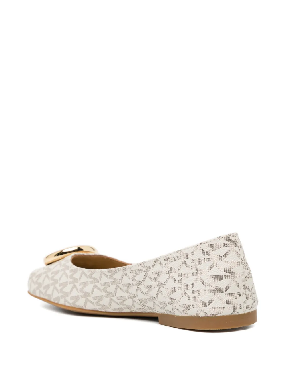 Michael Kors Milan Suede Ballet Flat Beige