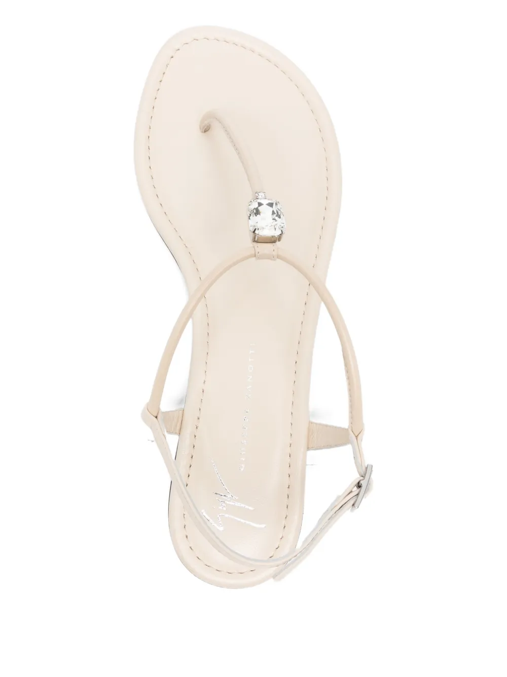 Giuseppe Zanotti Sandalen met verfraaid bandje Beige