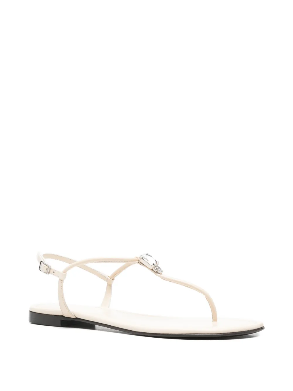 Giuseppe Zanotti Sandalen met verfraaid bandje Beige