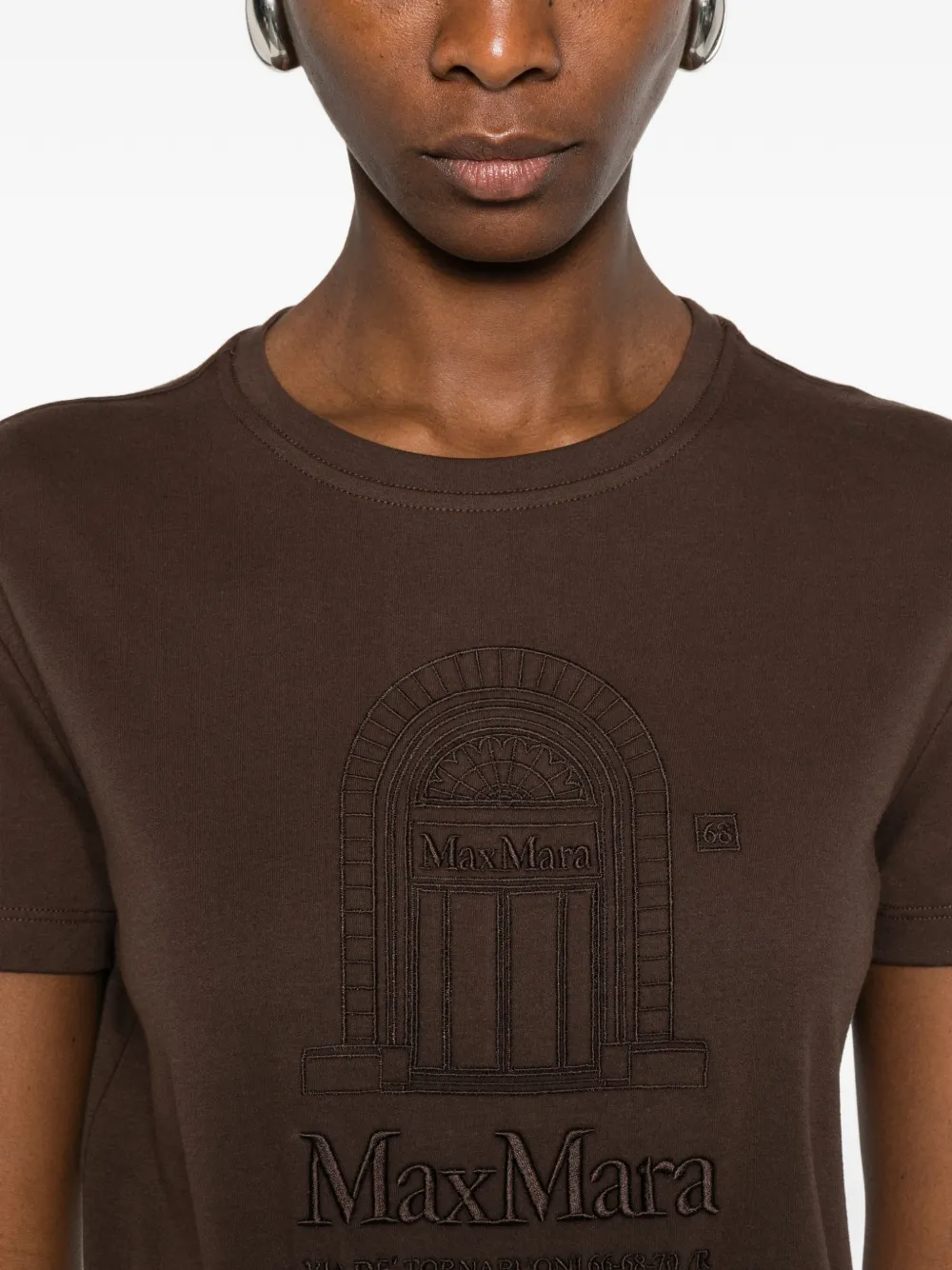 Embroidered-Graphic T-Shirt