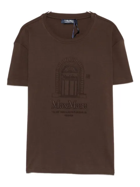 'S Max Mara embroidered-graphic T-shirt