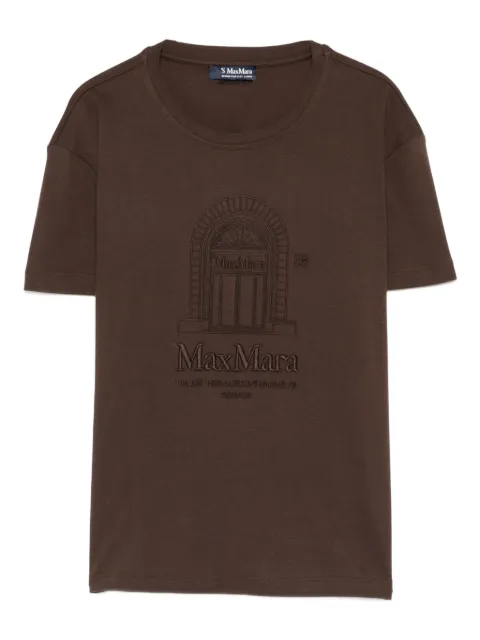 'S Max Mara embroidered-graphic T-shirt
