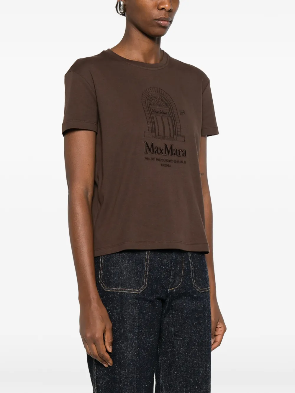 Embroidered-Graphic T-Shirt