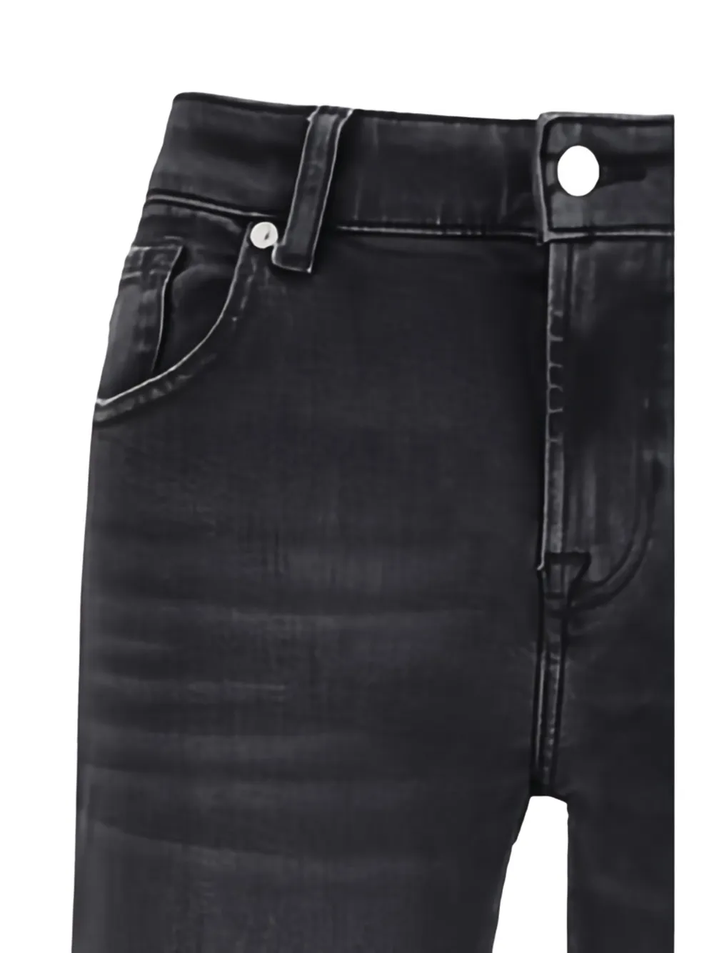 7 For All Mankind Calie jeans met riemlus Grijs