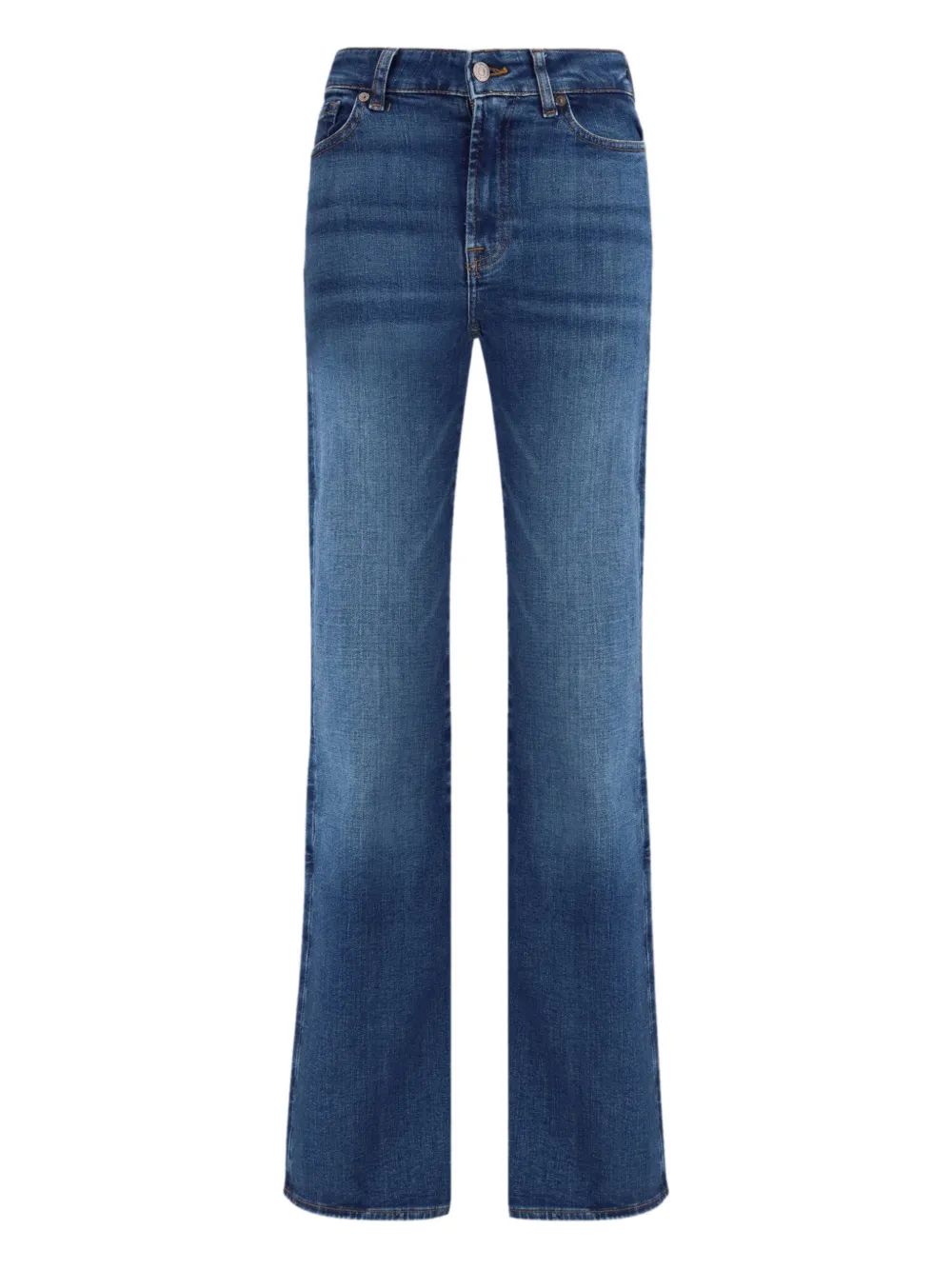 7 For All Mankind belt-loop five-pocket jeans | Blue | Image 1