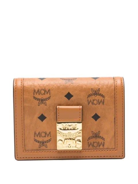 MCM Tracy logo buckle wallet