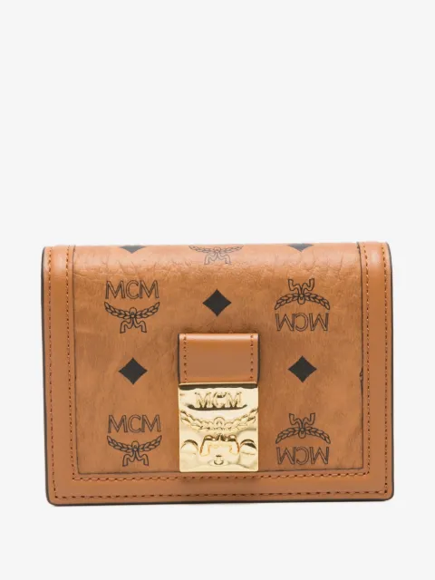 MCM Tracy logo buckle wallet