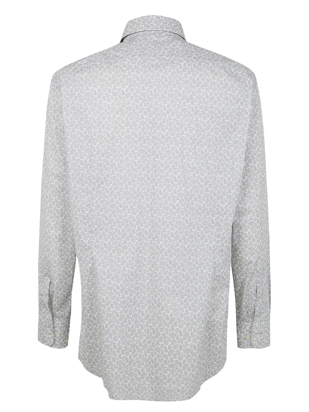 ETRO paisley-pattern embroidered shirt - Beige