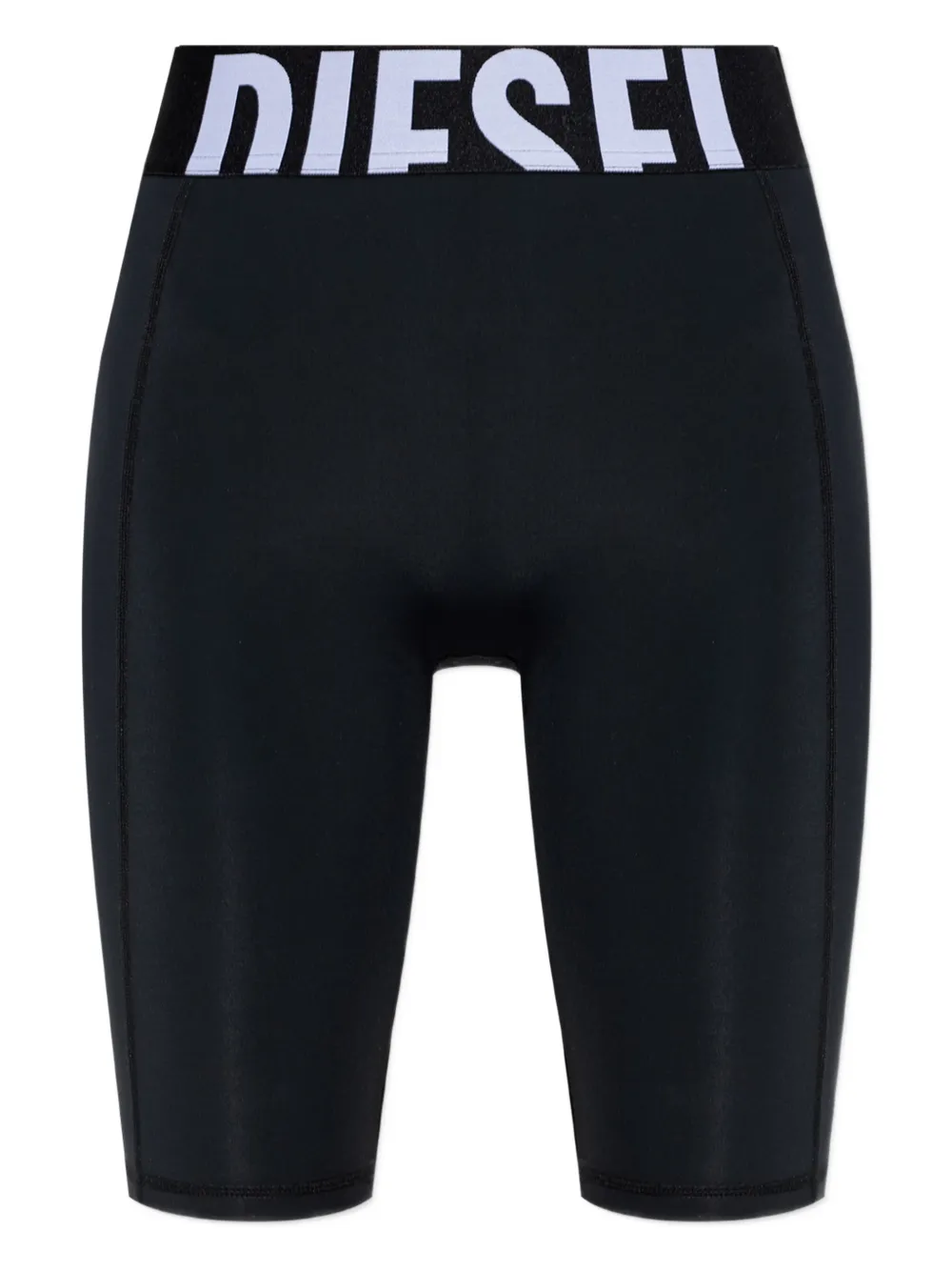 Diesel logo-waistband shorts - Nero
