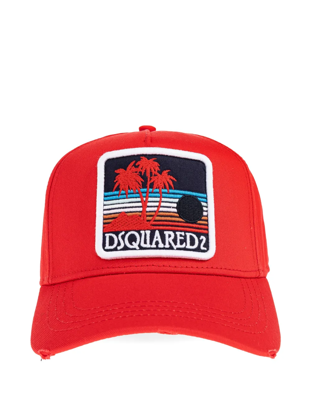 DSQUARED2 patch-detail baseball cap | Red | Image 1