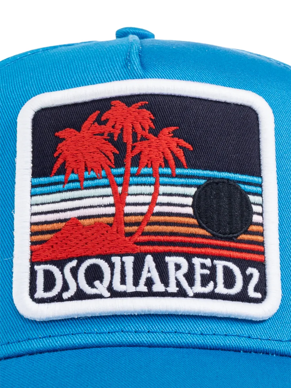  Dsquared2 Patch-detail Baseball Cap - Blue 