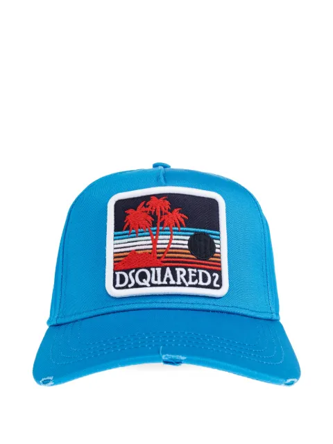 DSQUARED2 gorra con detalle de parche