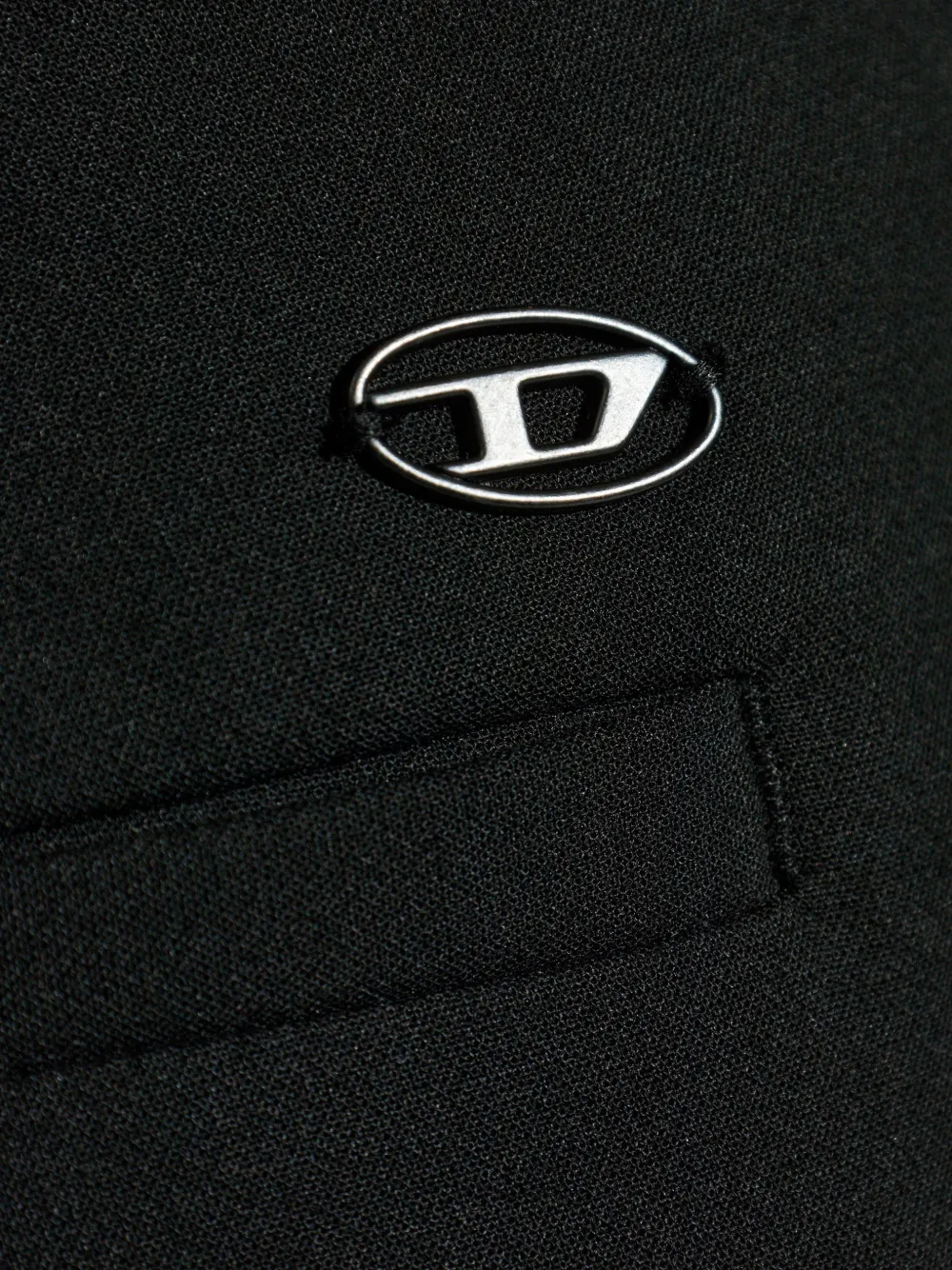 Diesel Broek met zak Zwart