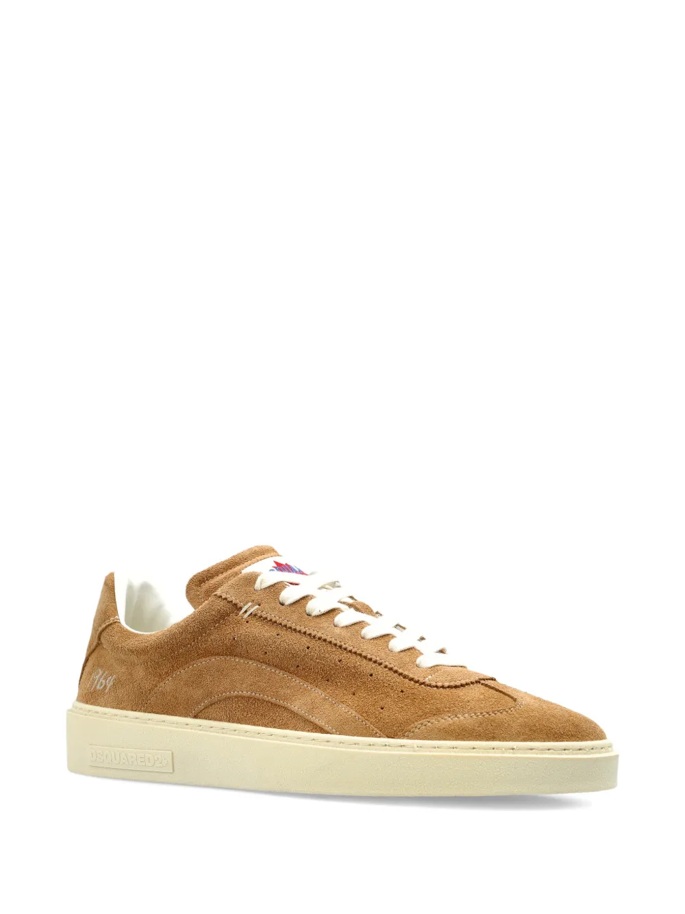 DSQUARED2 calf suede lace-up trainers | Low-Tops | Image 2