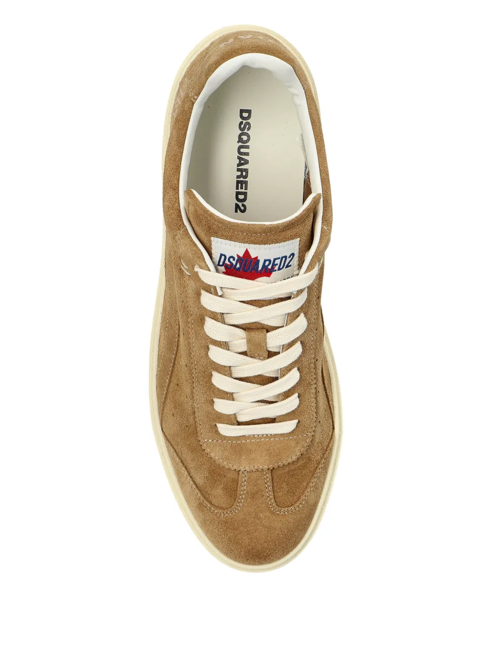 DSQUARED2 calf suede lace-up trainers Bruin