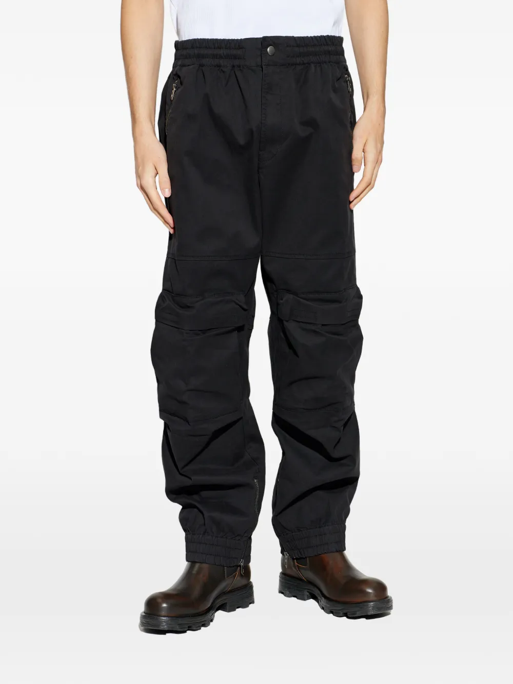 Diesel Broek met ritszak Zwart