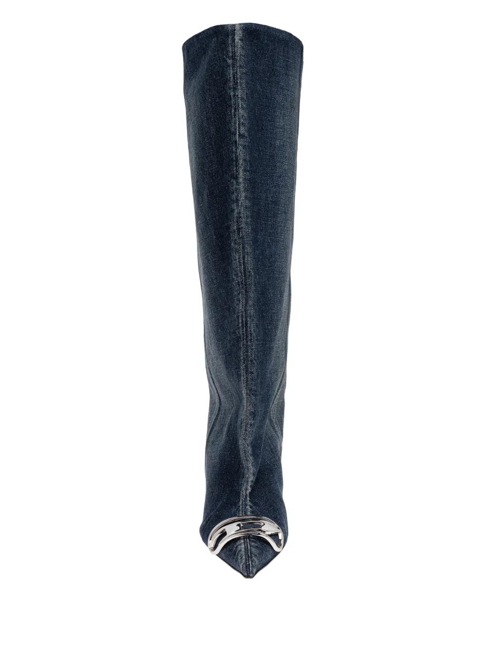 Diesel D-Venus denim laarzen Blauw