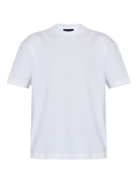 Giorgio Armani T-shirt girocollo con ricamo