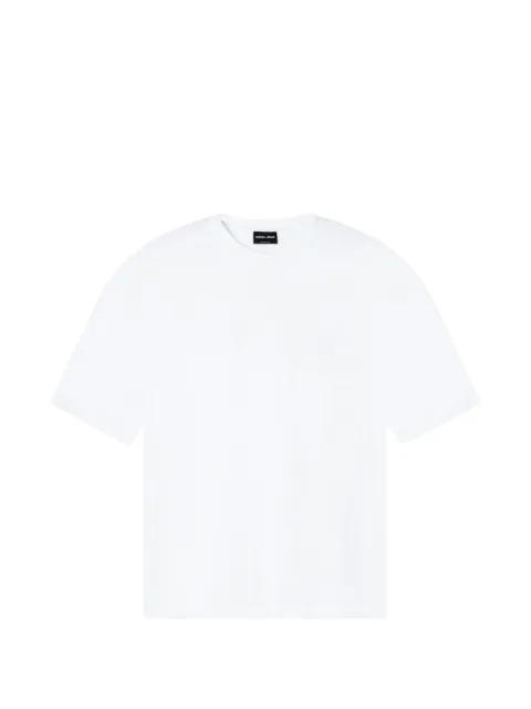 Giorgio Armani organic cotton interlock crew-neck T-shirt