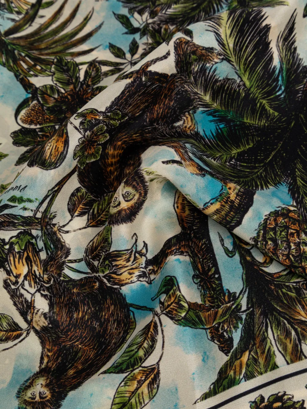 DSQUARED2 graphic-print silk scarf | Image 2