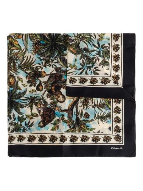 DSQUARED2 graphic-print silk scarf
