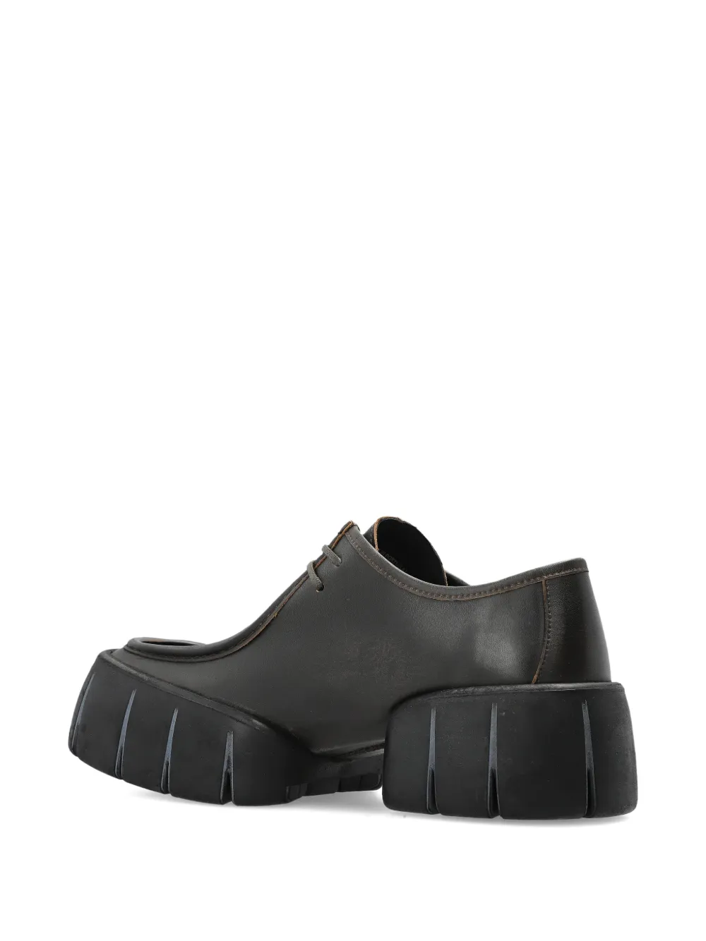 Diesel D-TEX derby schoenen met chunky zool Bruin