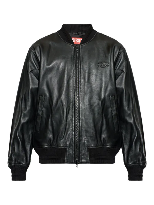Diesel Jaqueta Com Logo | Preto | FARFETCH BR