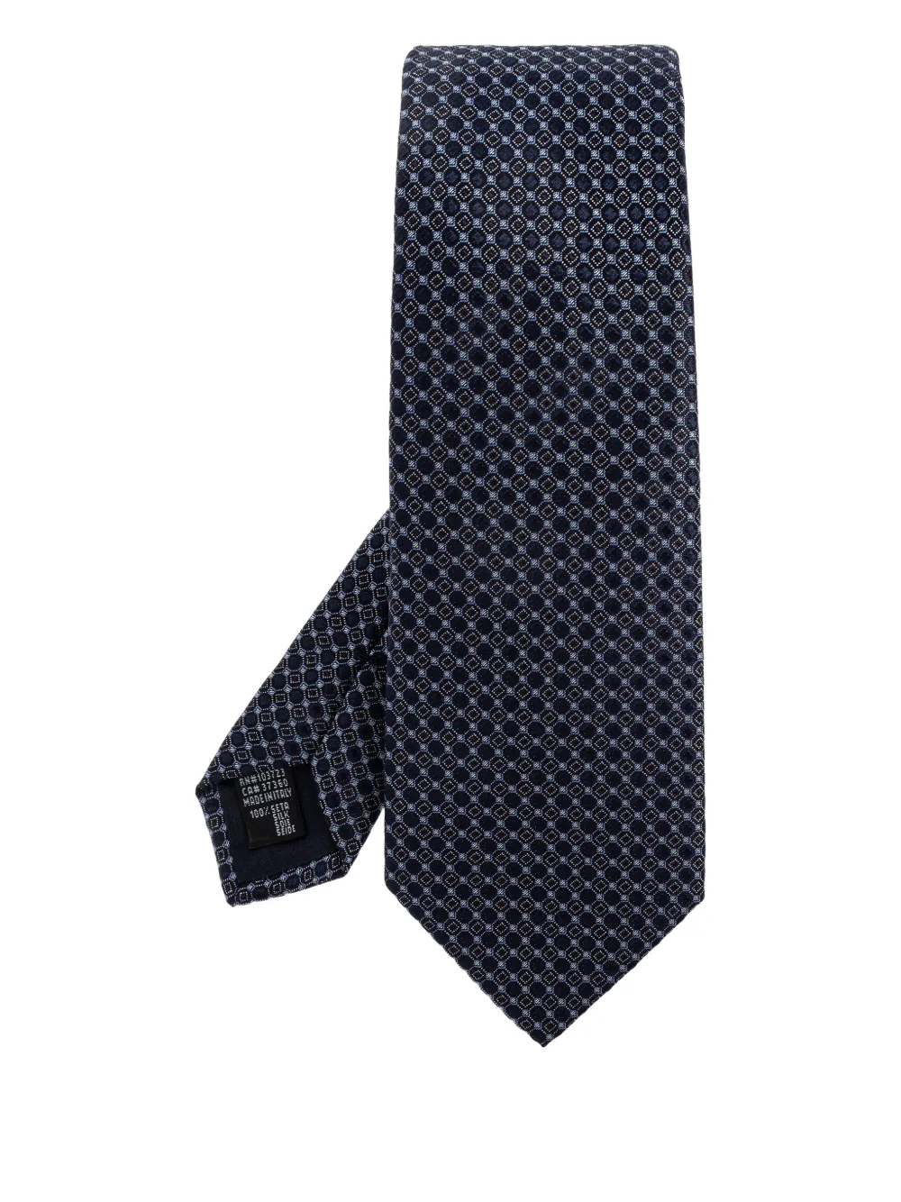 Giorgio Armani geometric print tie | Blue | Image 1
