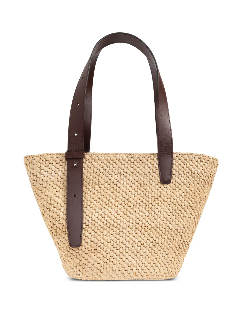 LIE STUDIO small Bianca raffia tote bag | Neutrals | Image 1