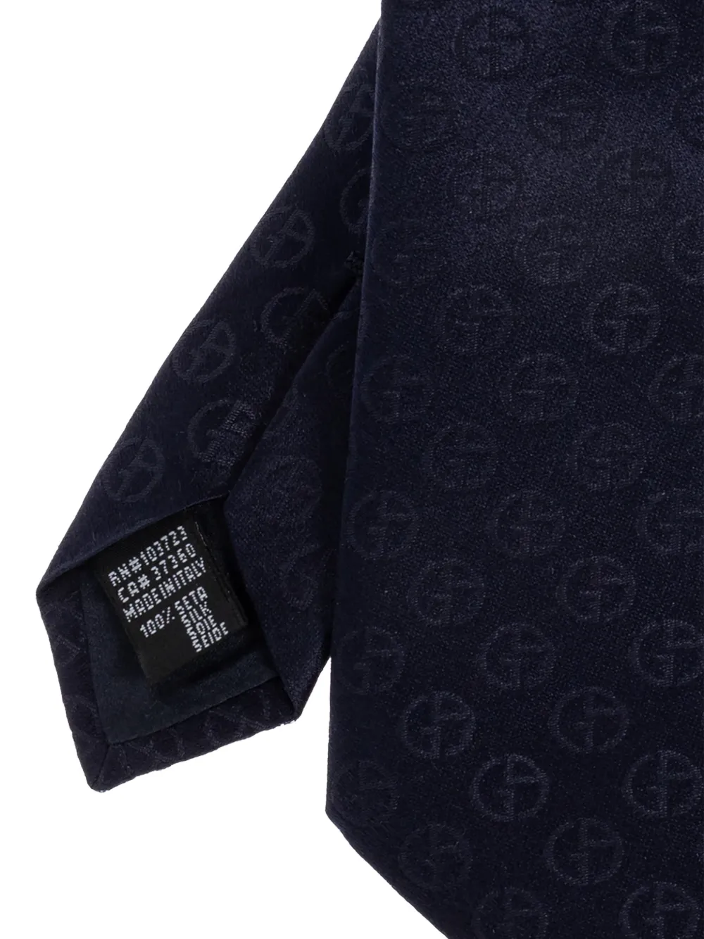  Giorgio Armani Patterned Silk Tie - Blue 