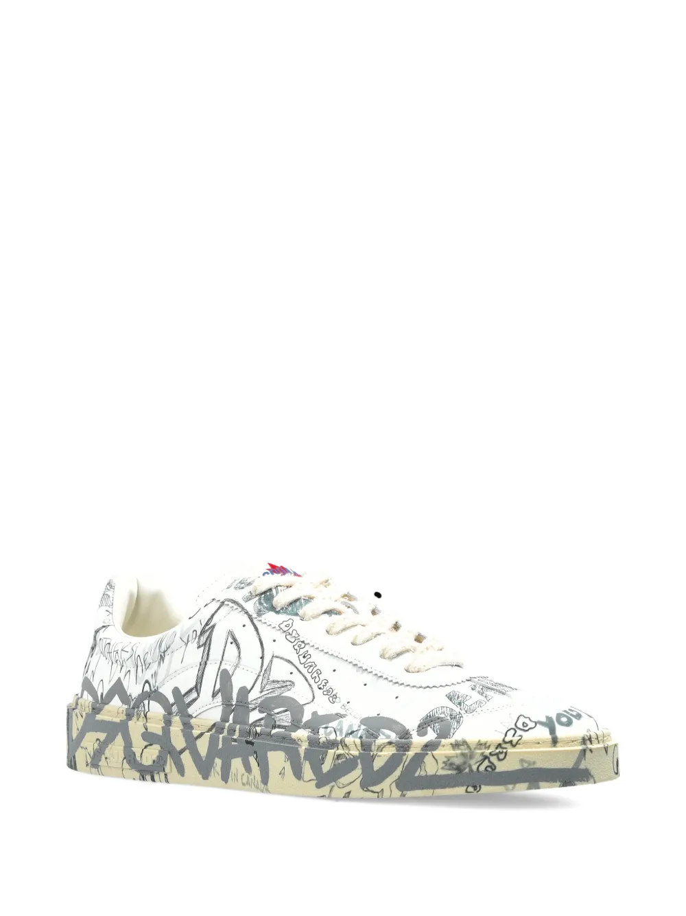 DSQUARED2 Rider low-top sneakers Wit