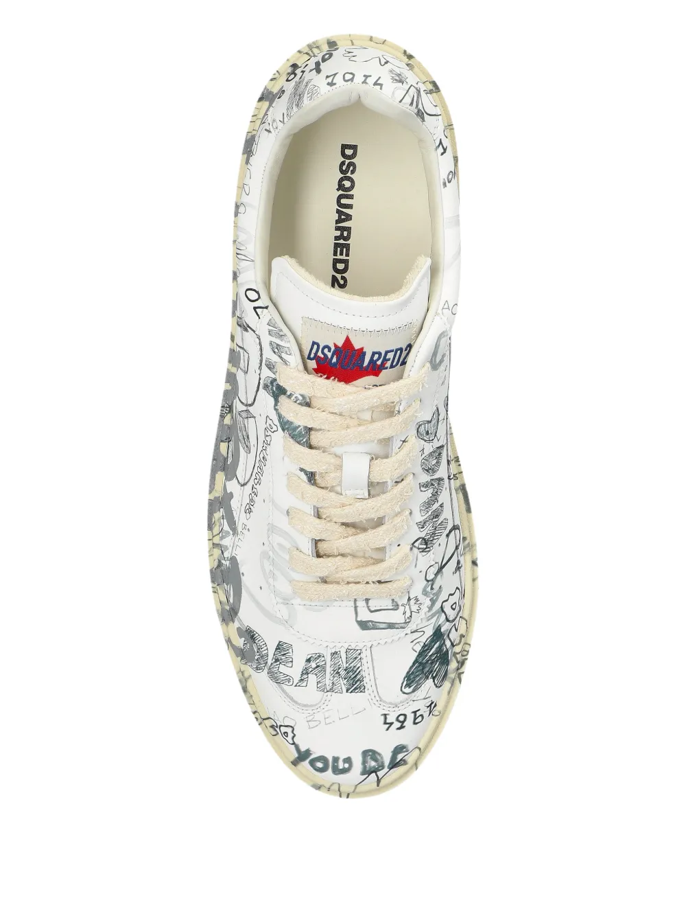 DSQUARED2 Rider low-top sneakers Wit