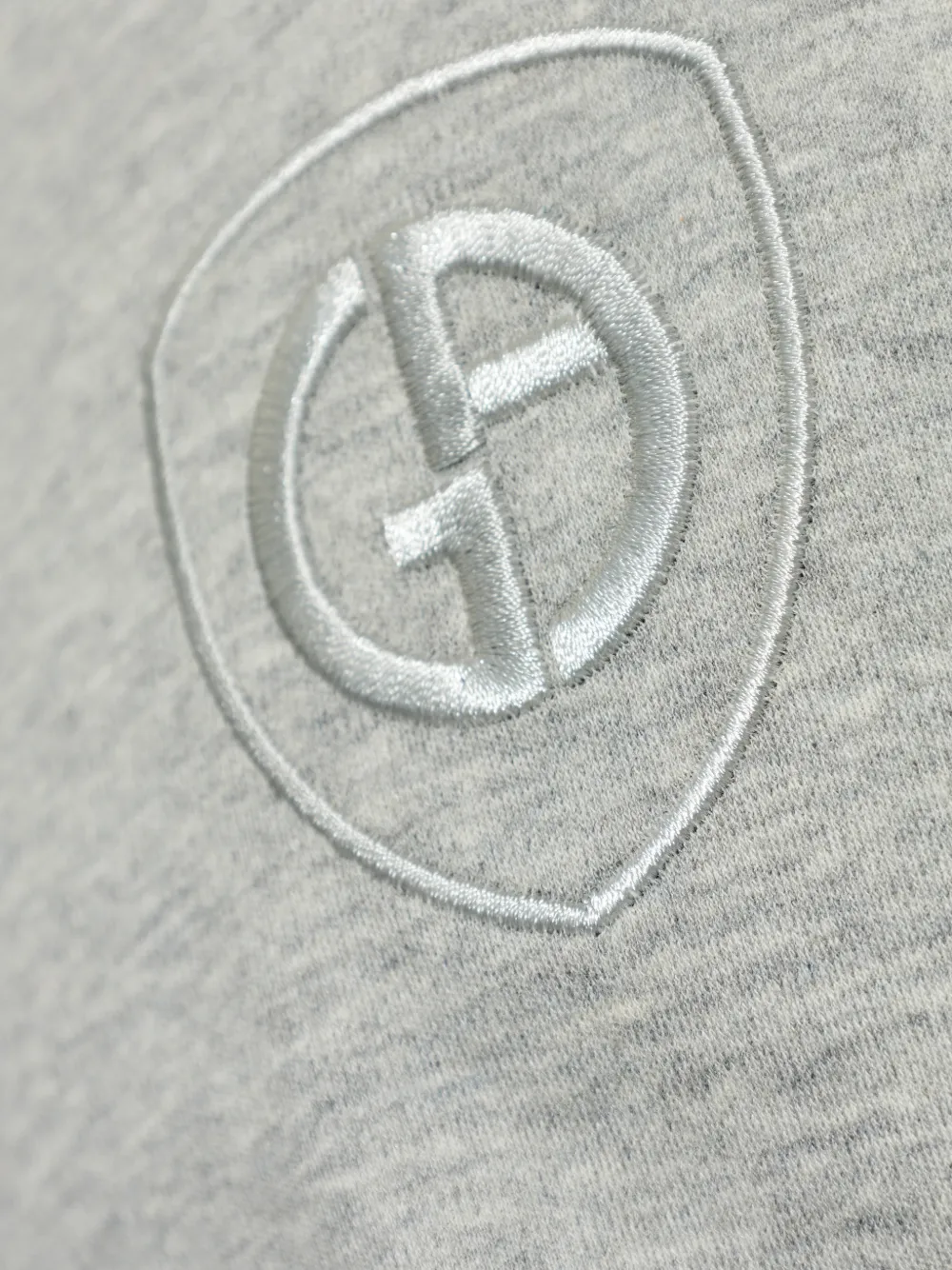 Giorgio Armani T-shirt met logodetail Grijs