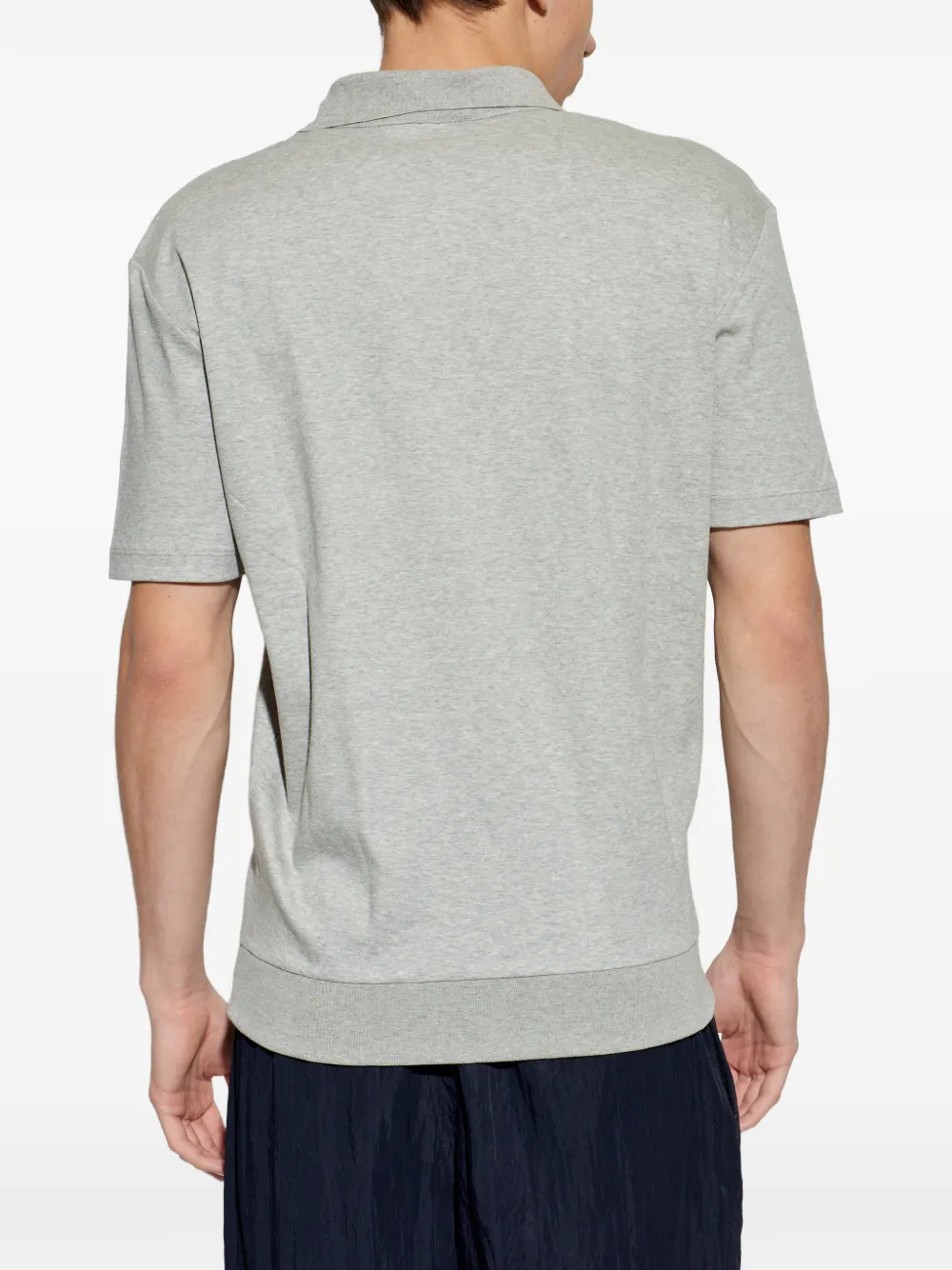Giorgio Armani T-shirt met logodetail Grijs