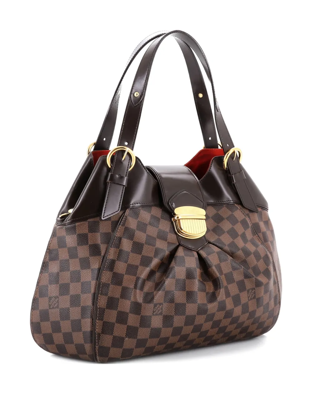 Louis Vuitton Pre-Owned Sistina Handbag Damier GM hobo bag - Marrone