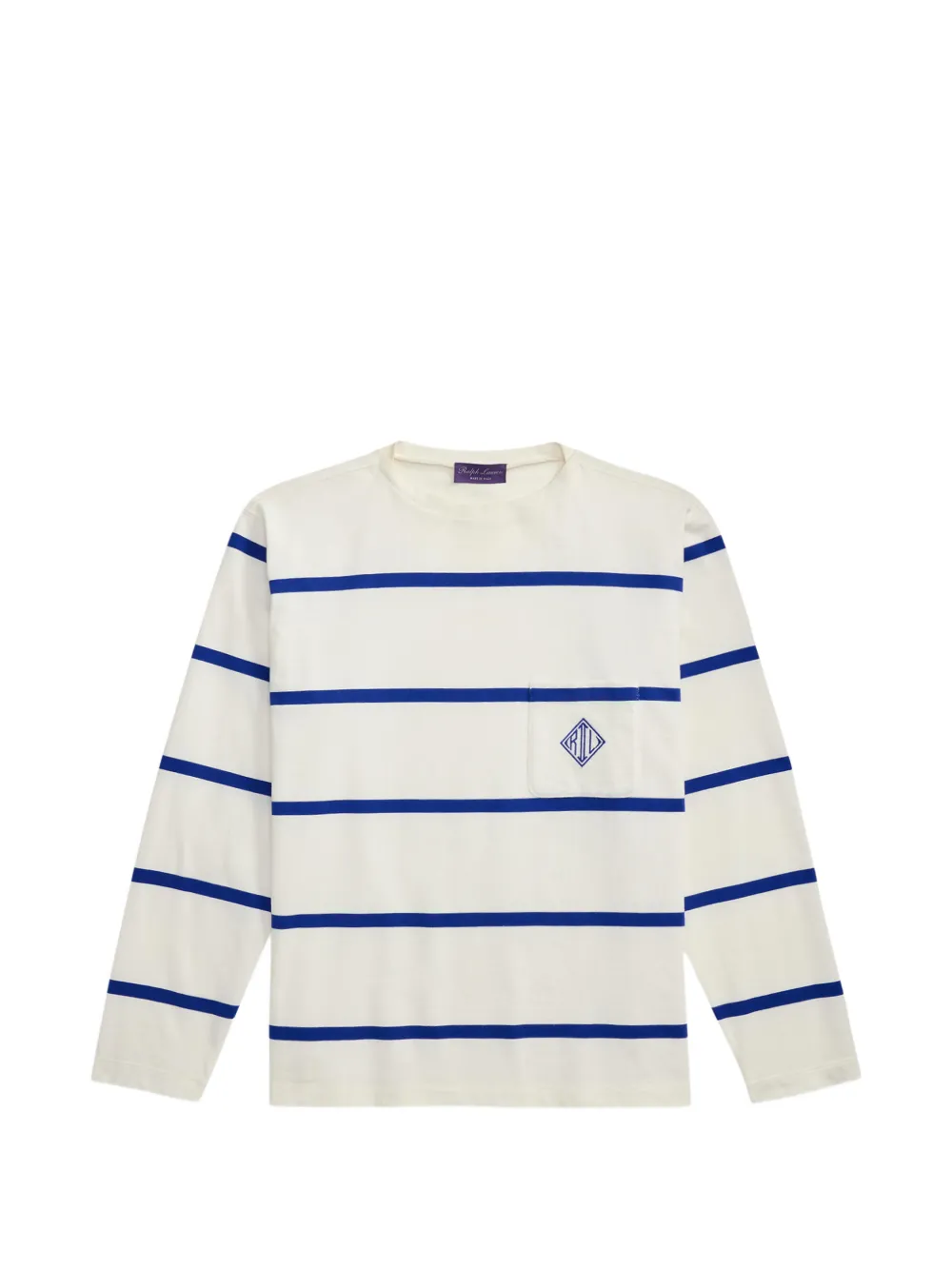 Ralph Lauren Purple Label Maglia a righe - Bianco