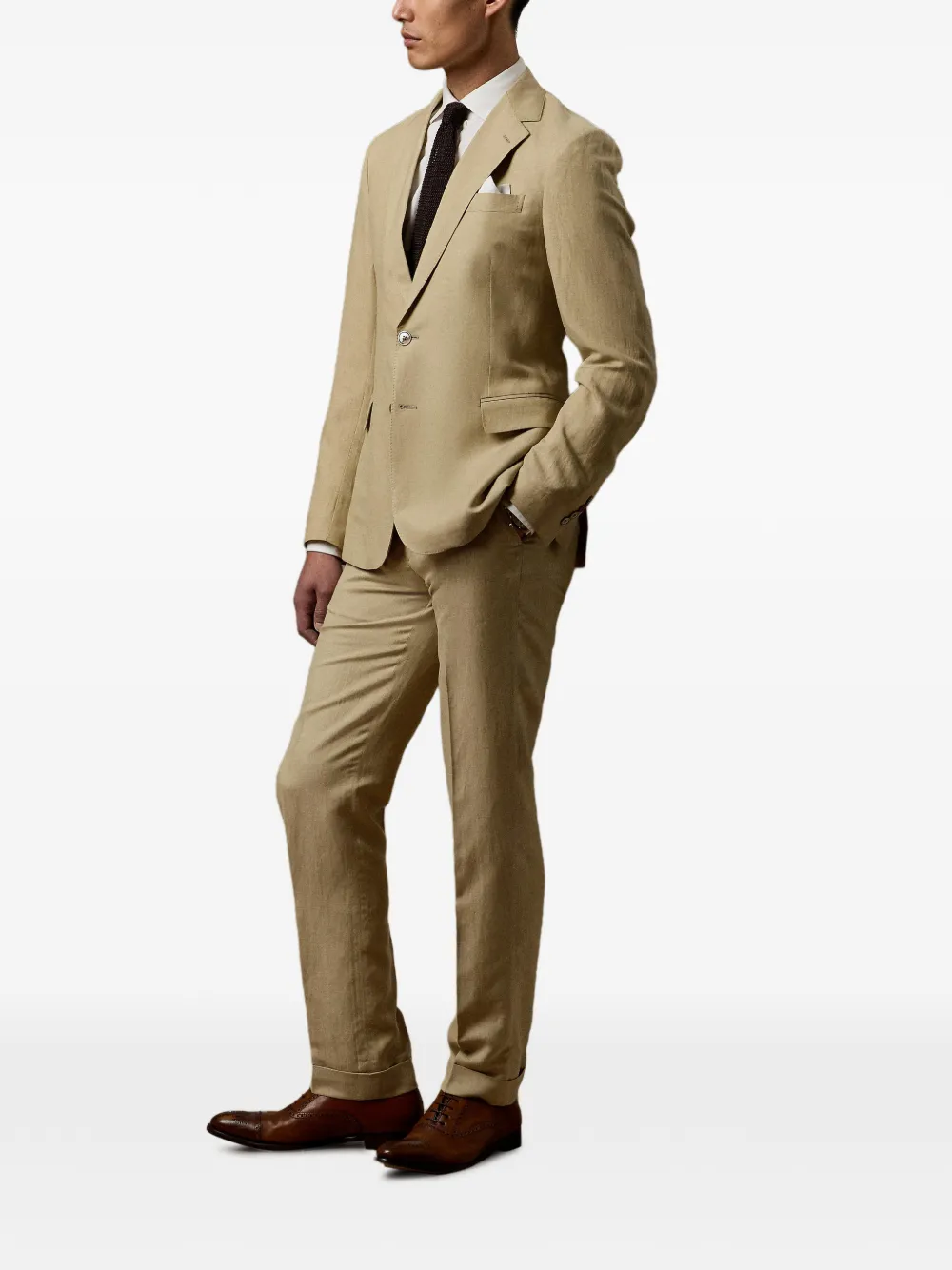 Ralph Lauren Purple Label Hadley blazer Beige