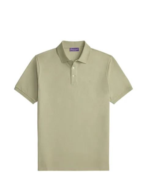 Ralph Lauren Purple Label logo-embroidered cotton polo shirt