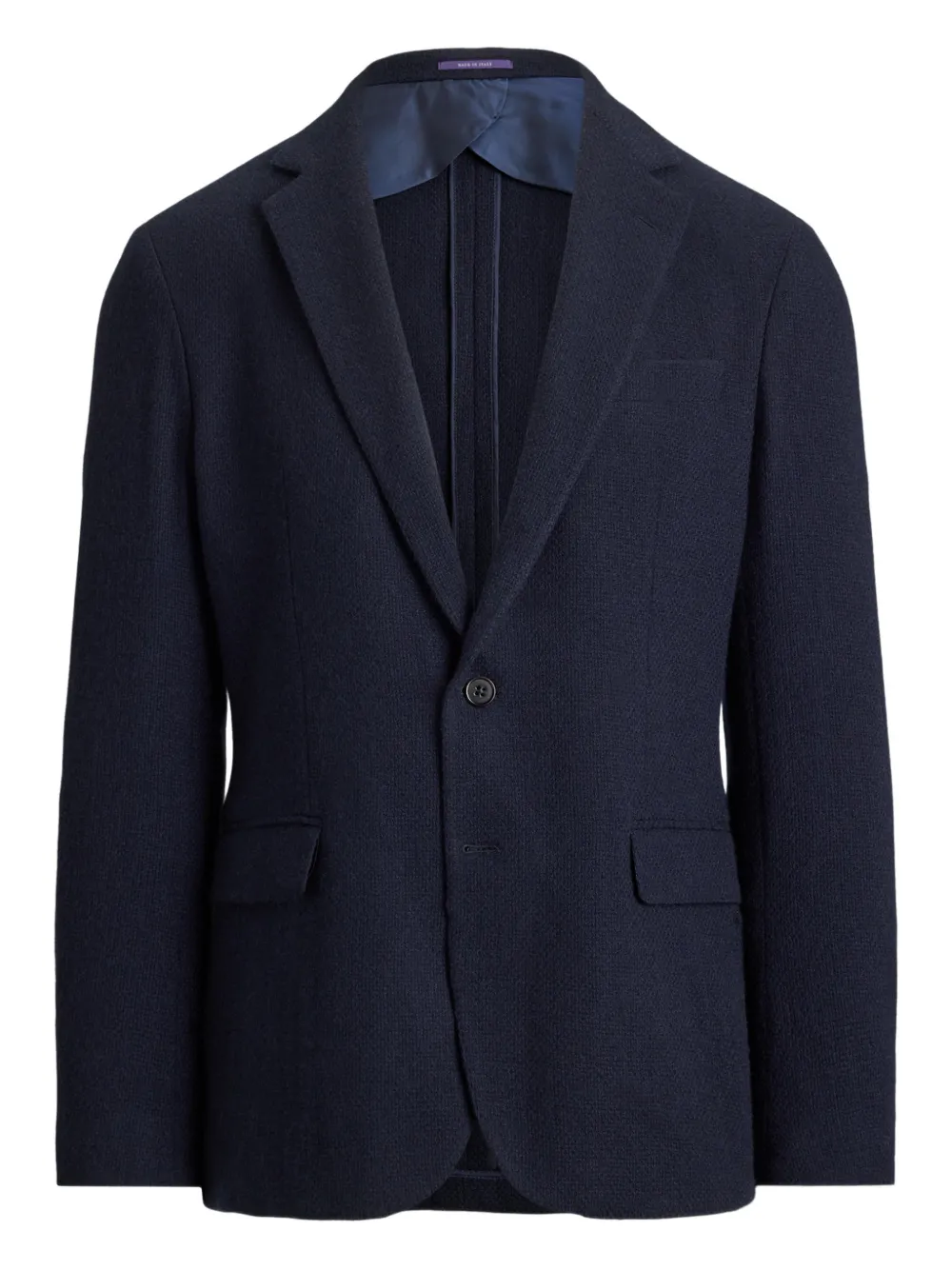 Ralph Lauren Purple Label Blazer monopetto in cashmere - Blu