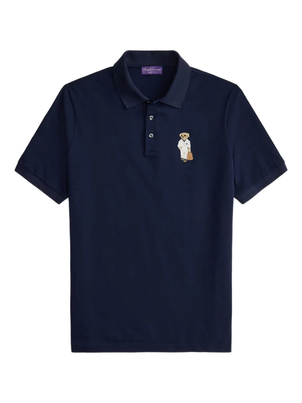 Ralph Lauren Purple Label Polo con logo - Blu