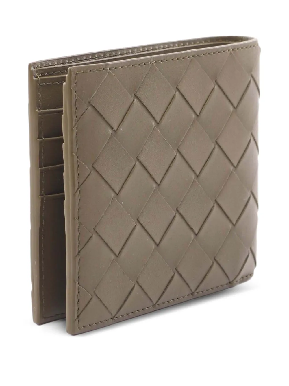  Bottega Veneta Pre-owned 2012-2025 Leather Intrecciato Wallet Small Wallets - Brown 
