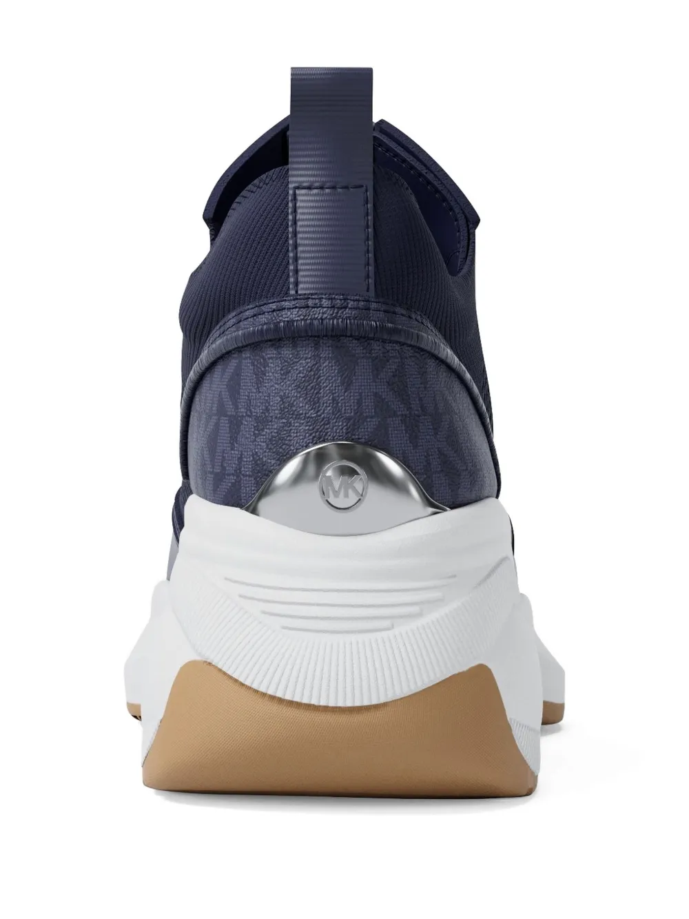 Michael Kors Zuma sneakers met ritssluiting Blauw
